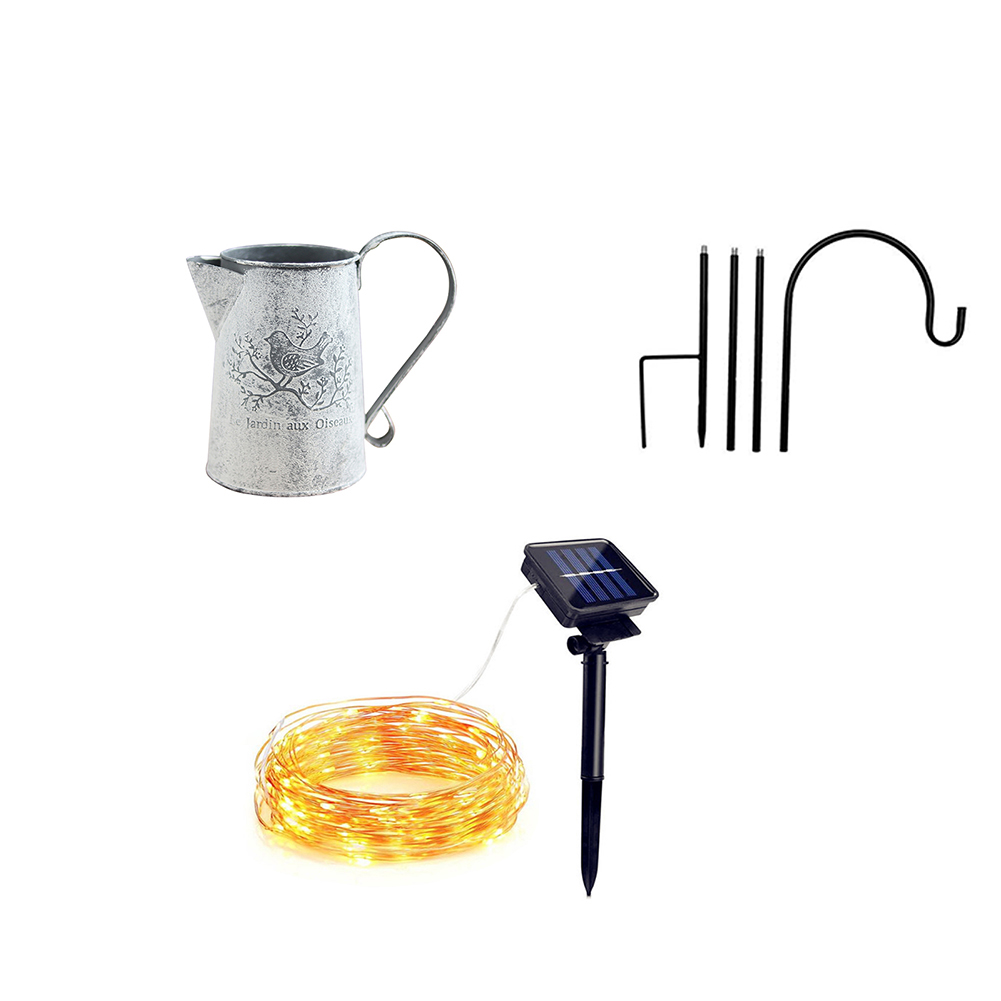 

Solar Sprinkles Star Shower Lamp Statues Watering Kettle Fairylight Decor, 501 Original