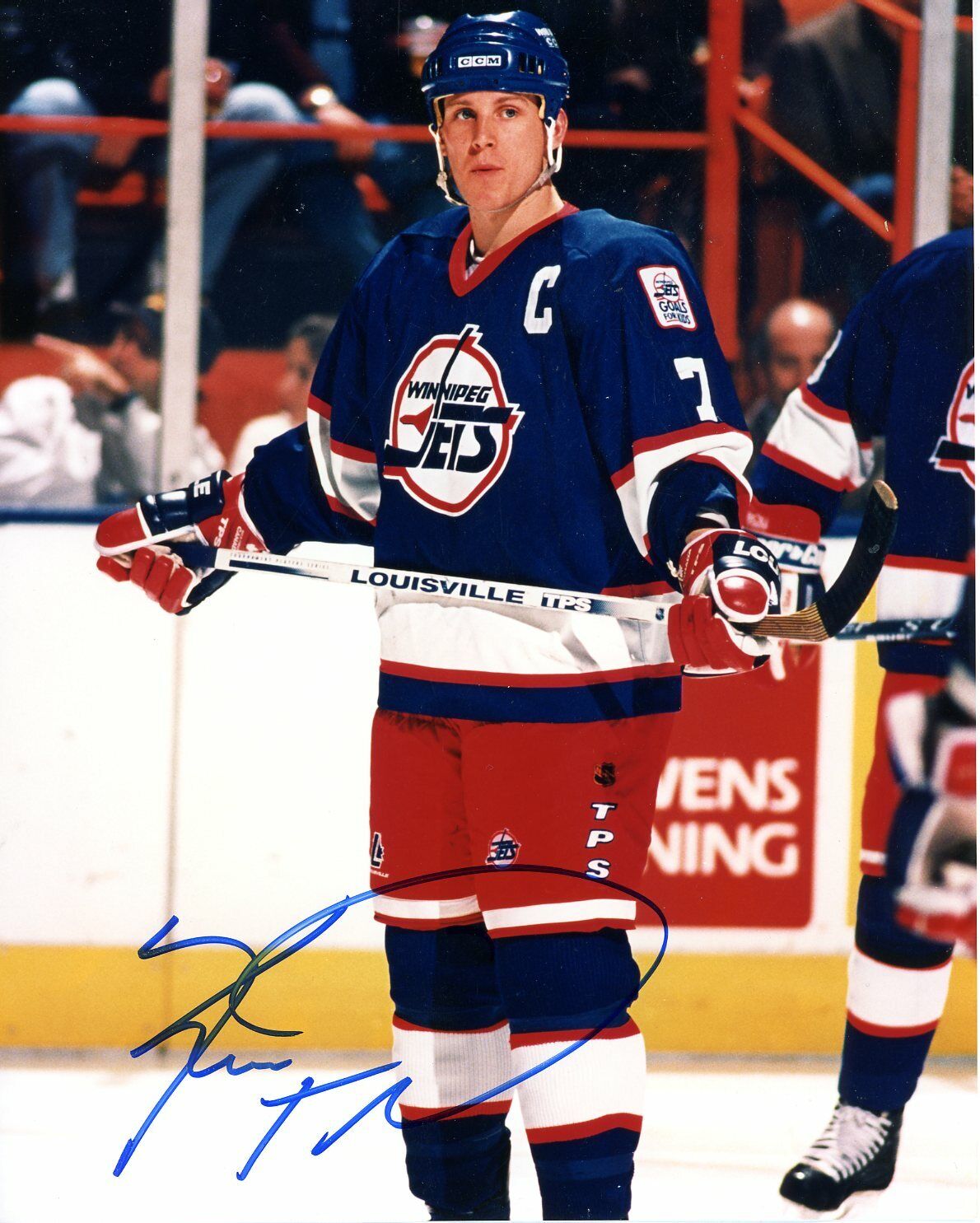 Keith Tkachuk Autographed 8x10 Winnapeg Jets # S325