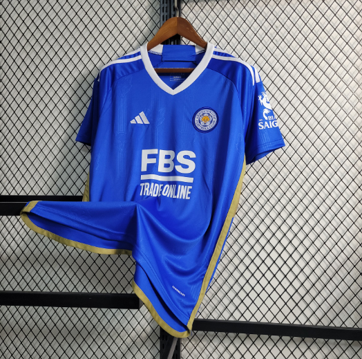 23-24 Leicester City Home Football Shirt 1:1 Thai Quality