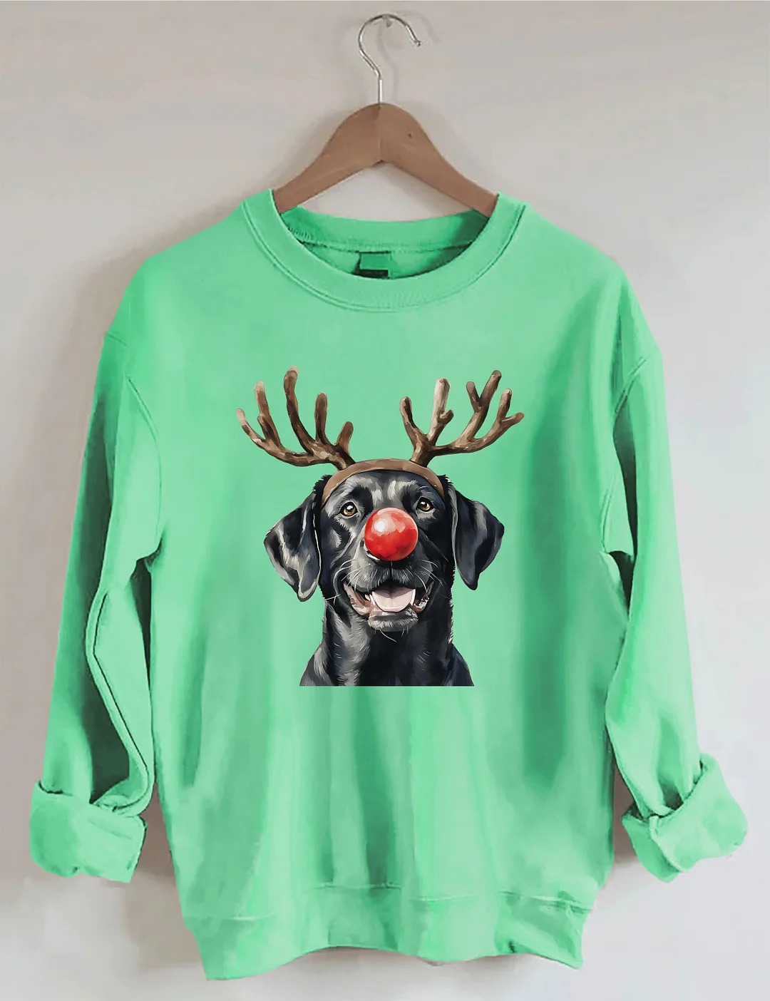 Christmas Black Lab Sweatshirt