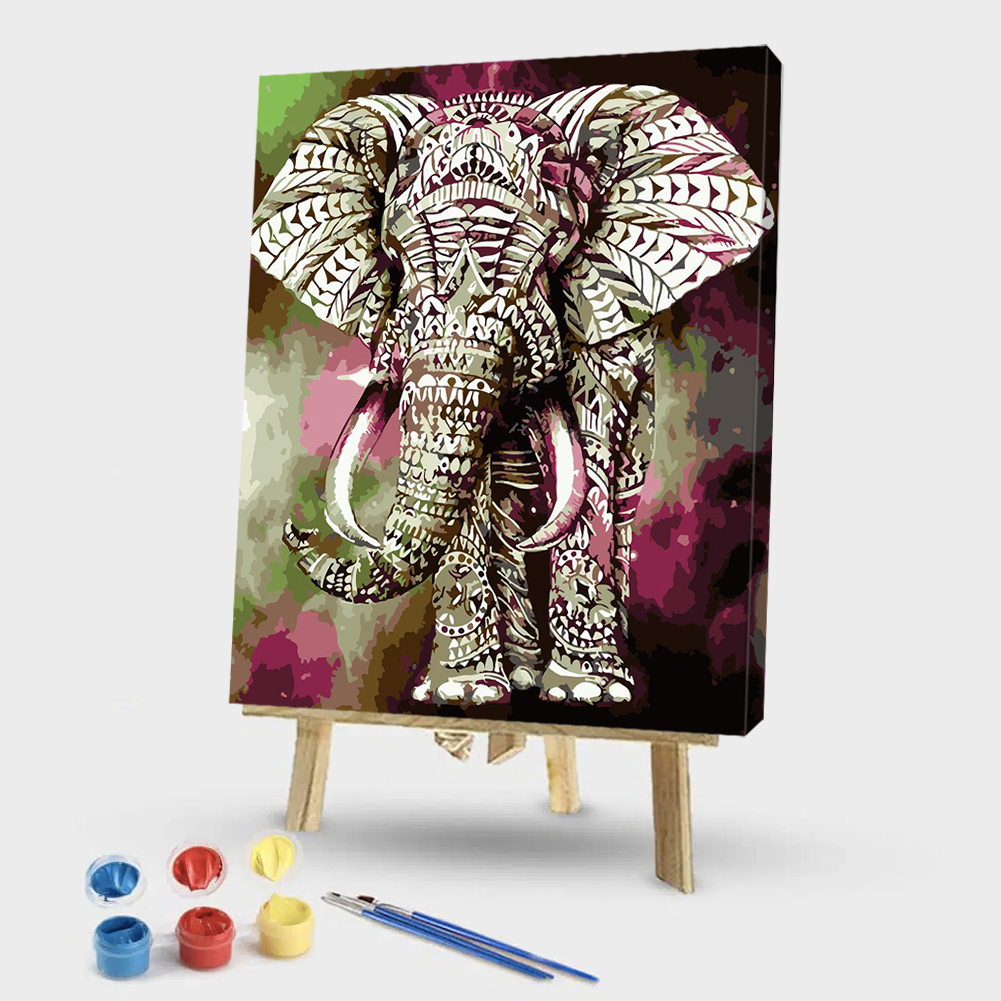 

40*50CM Paint By Numbers-Elephant, 501 Original