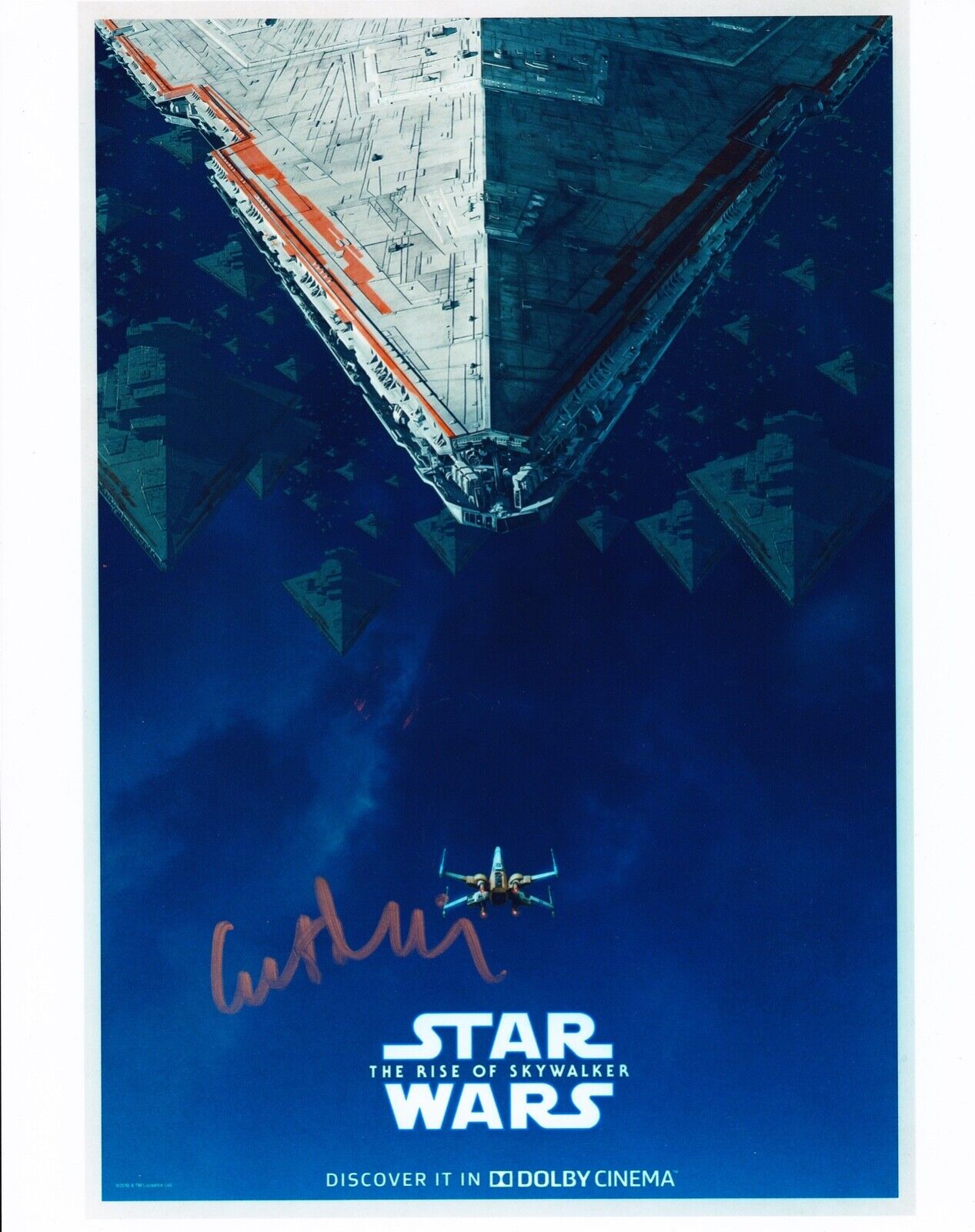 Ian McDiarmid Signed 10X8 Photo Poster painting Star Wars: The Rise of Skywalker AFTAL COA (C)