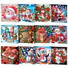 12Pcs Weihnachten - 5d DIY Handwerk Grußkarte