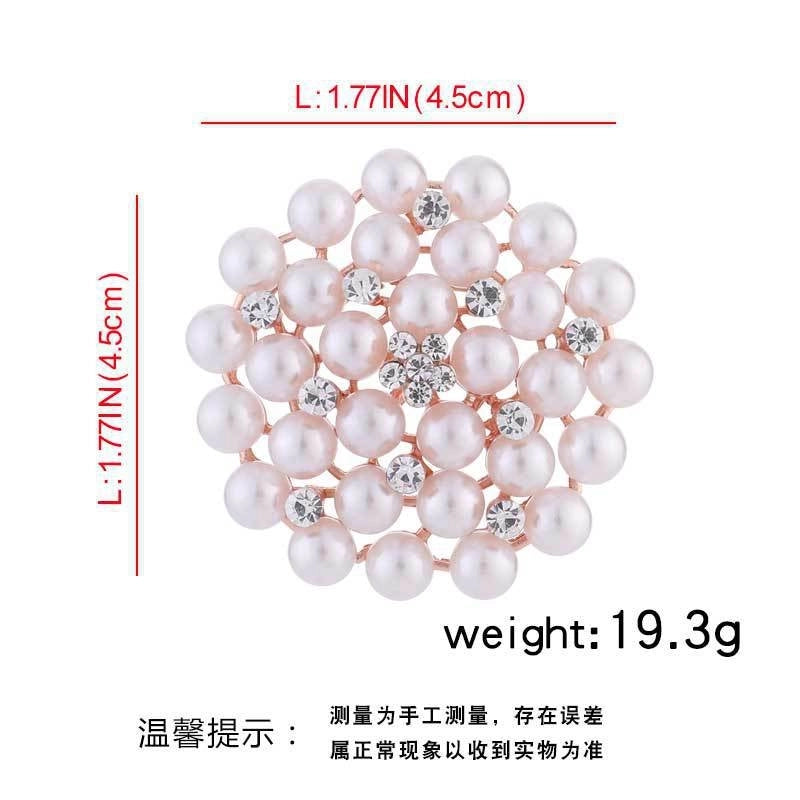 Elegant Glam Pin Heart Shape Flower Bow Knot Alloy Plating Artificial Pearls Women’s Brooches