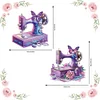 2 PCS Sewing Machine - 5D DIY Pendant