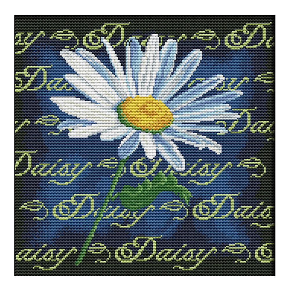 

Daisy - 14CT Stamped Cross Stitch - 39*39cm, 501 Original