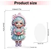 Diamond Painting Cute Girl Desktop Ornaments Kit for Home Office Decor