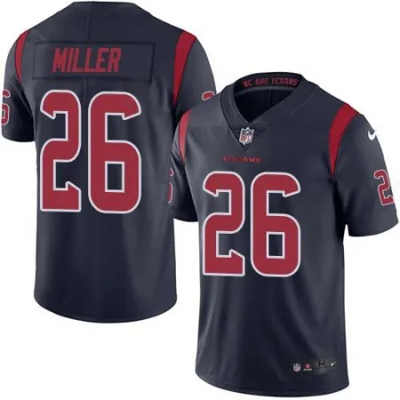 Texans #26 Lamar Miller Navy Blue Youth Stitched NFL Limited Rush Jersey