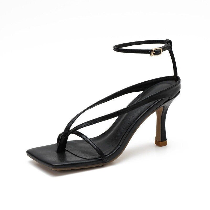  2022 Women Shoe 7cm High-Heeled Luxury Sandals Designer Slipper Fashion Toe Summer Pumps