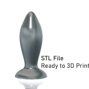 sex toy stl files ADULT ANAL PLUG With Insertion Place for Bullet Power Mini Stimulator  Vibration