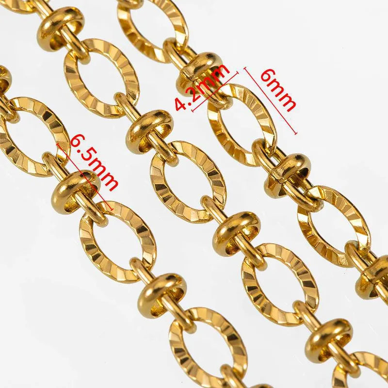 1 M Per Pack 304 Stainless Steel Diameter 4.2mm Jewelry Accessories Chain