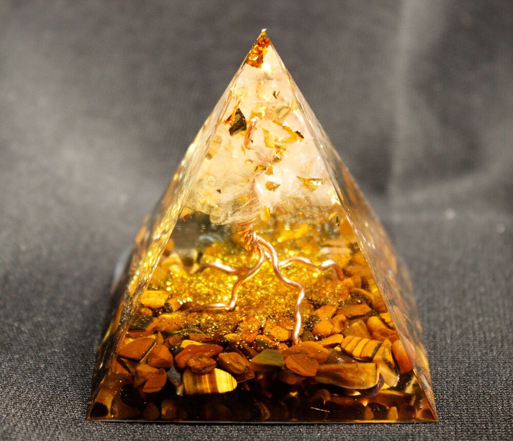 

Orgone Pyramid Chakra - Tree of Life, 501 Original