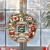 Diamond Painting Acrylic Post Office Pendant Kits for Home Wall Decor