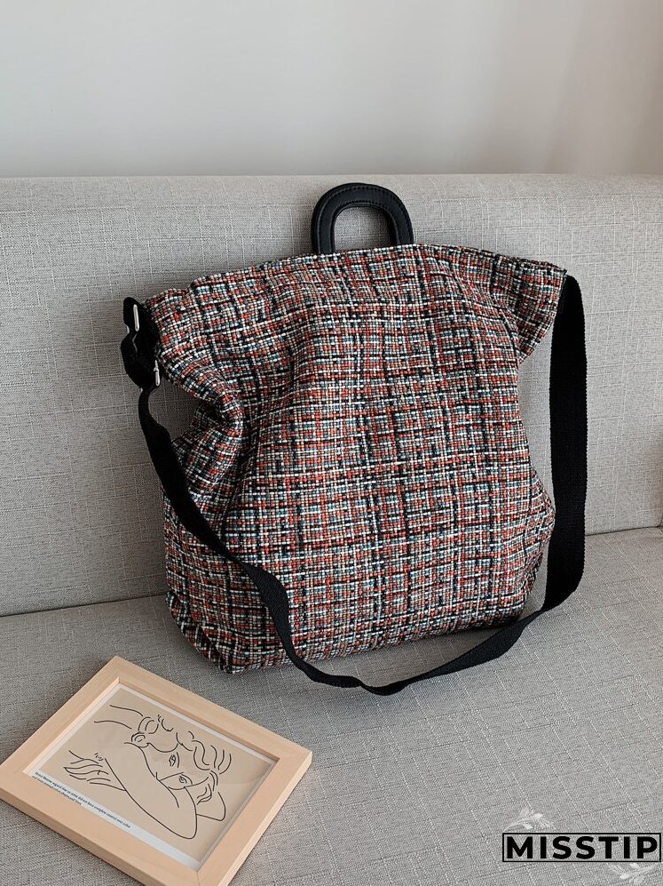 Tweed Tote Bag