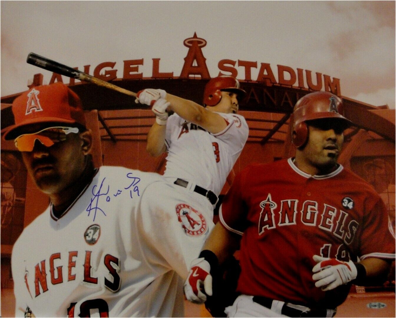 Kendry Morales Hand Signed Autographed 16x20 Anaheim Angels Photo Poster painting Kendrys UDA 76