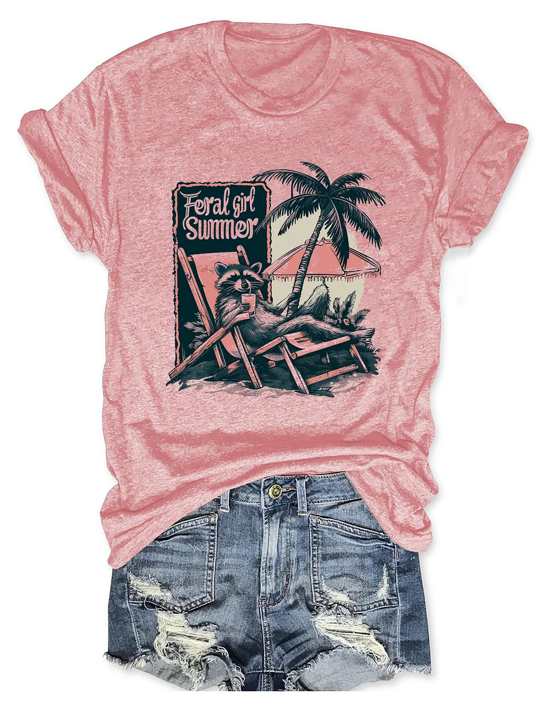 Feral Girl Summer T-shirt