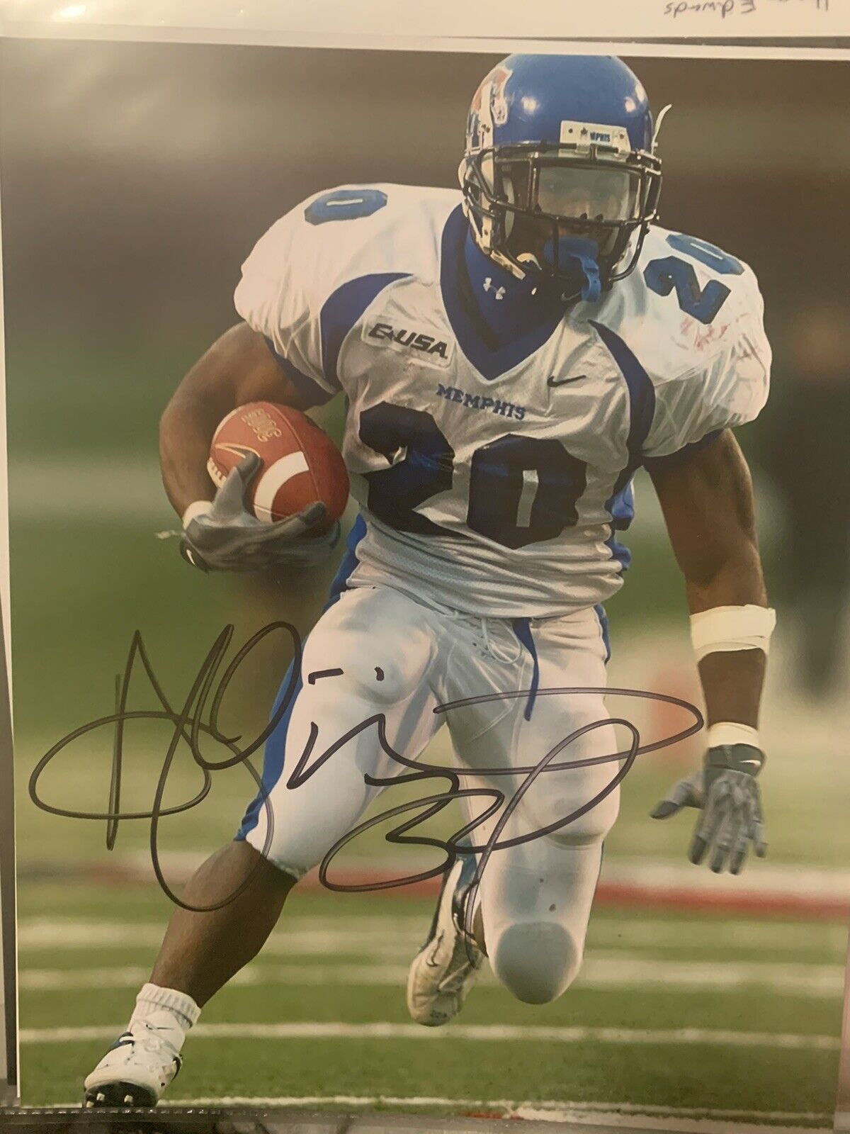 Deangelo Williams Signed 8x10 Photo Poster painting Pic Auto University Of Memphis