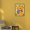 Glass Painting Winnie The Pooh 30*40cm(canvas) full round drill diamond  painting