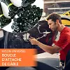 Boucle universelle d'attache de c&acirc;ble en nylon