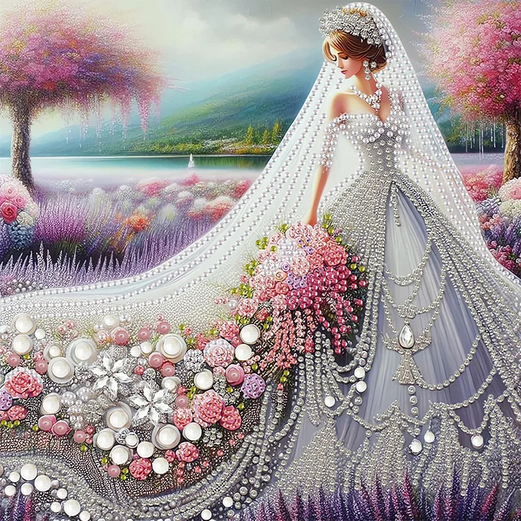 Girl - Partial Drill - Special Diamond Painting(30*30cm)