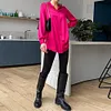 Gioiacombo&trade; Nuova camicia elegante a maniche lunghe da donna senior