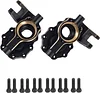 AMK Brass Axle Case Rear Diff Housing, LCG Brass Counter Weight Axle Housing for 1/10 RC Crawler Car TRX4 TRX6 Upgrade Parts