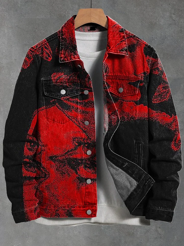 Irregular Dark Mysterious Denim Jacket