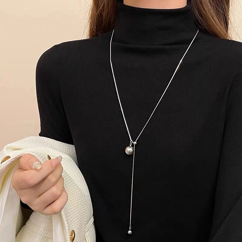 Minimalist Round Copper Plating Gold Plated Pendant Necklace