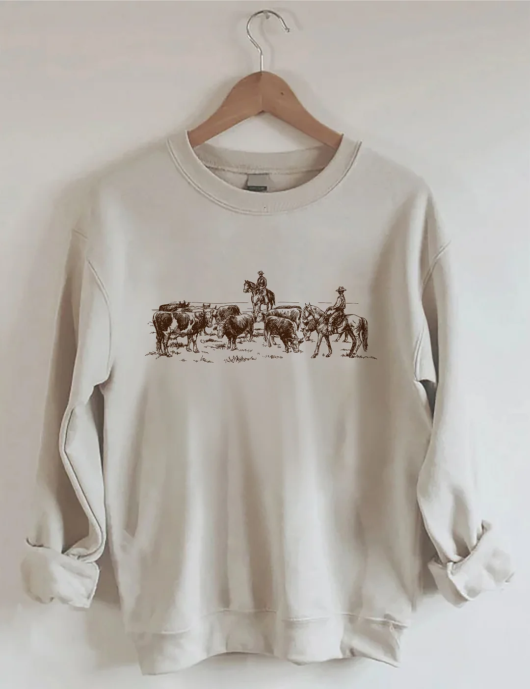 Cowboy Horse Rodeo Sweatshirt