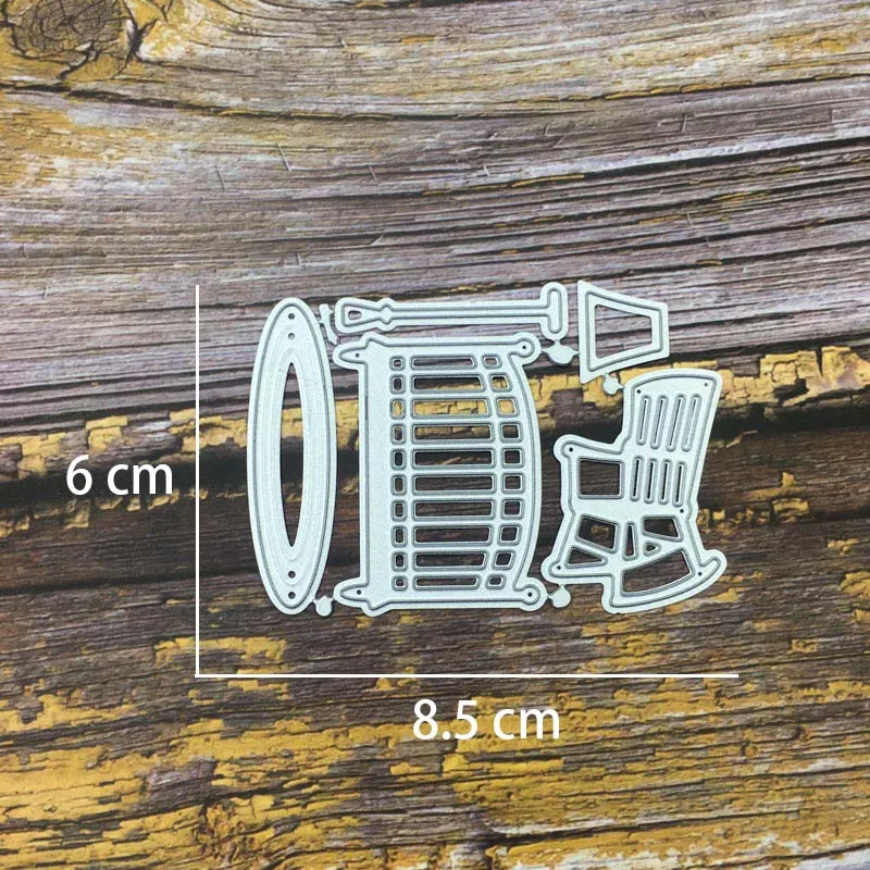 Baby Bedroom Chair Bed Lamp Metal Cutting Dies Stencils For DIY Scrapbooking Decorative Embossing Suit Paper Cards Die Cutting