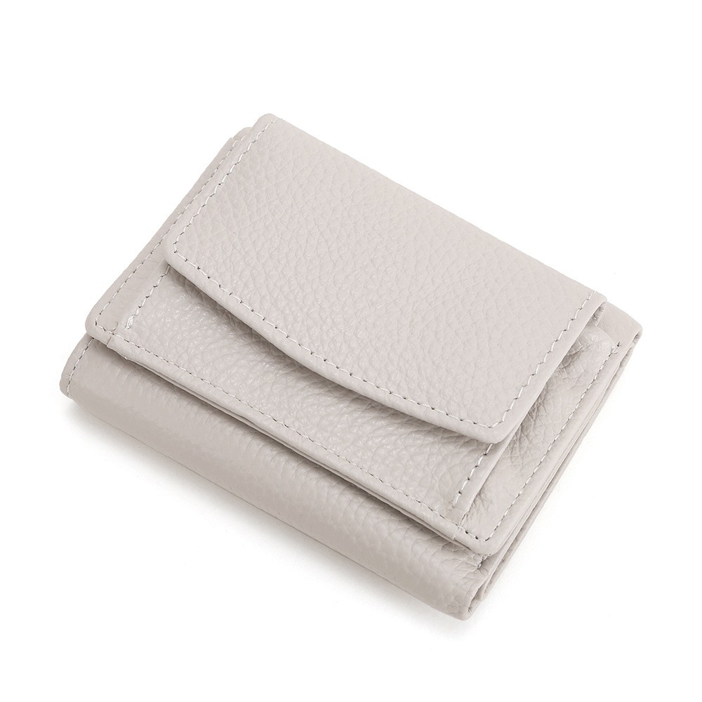 Mature Women Purse Minimalist And Creative Multi Card Mini Leather Wallet