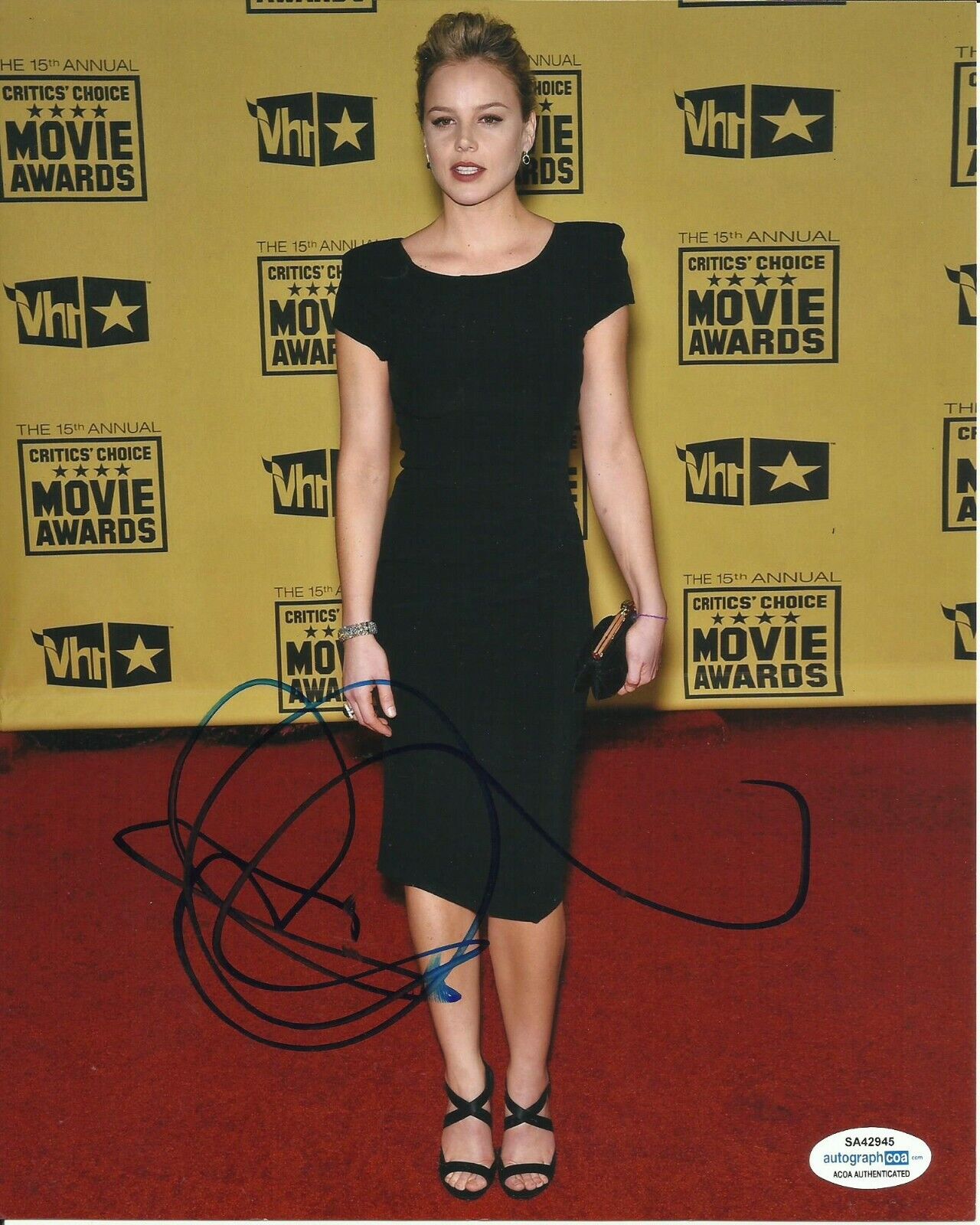 ABBIE CORNISH SIGNED SEXY Photo Poster painting UACC REG 242 FILM AUTOGRAPHS (1) ALSO ACOA CERT