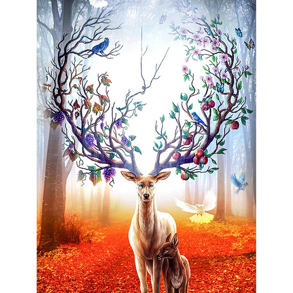 

Tree Branch Antler-Round Drill Diamond Painting-30*40CM, 501 Original