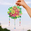 DIY Diamond Painting Suncatcher Hanging Pendant Kit(Flowers)