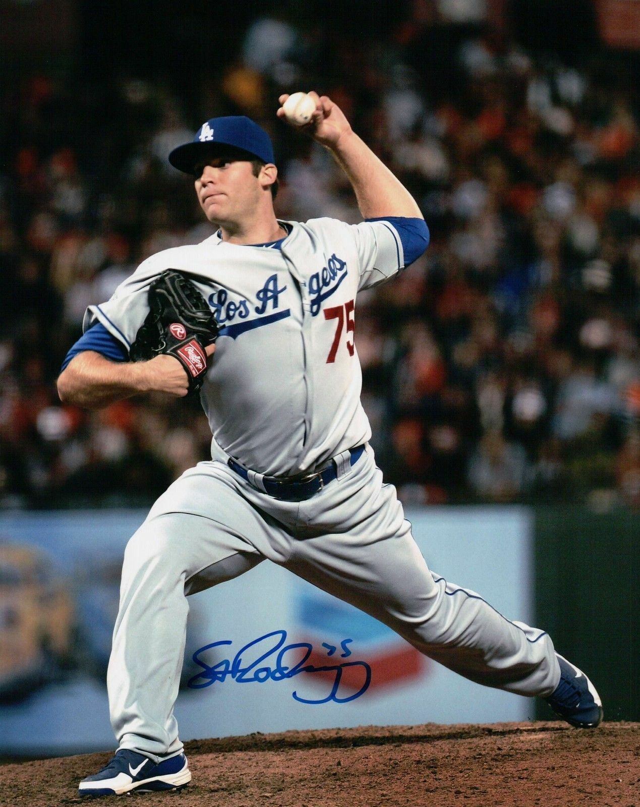 Paco Rodriguez Signed 8X10 Photo Poster painting Autograph Throwing Pitch Dodgers Auto w/COA