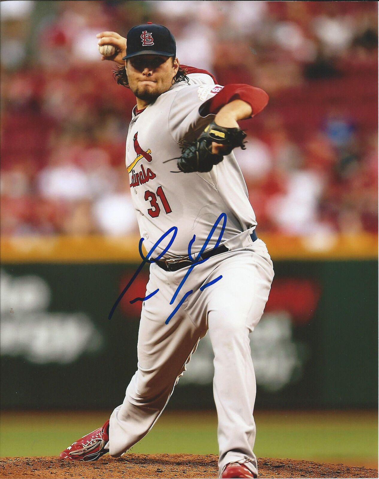 LANCE LYNN signed autographed ST. LOUIS CARDINALS 8x10 Photo Poster painting w/COA