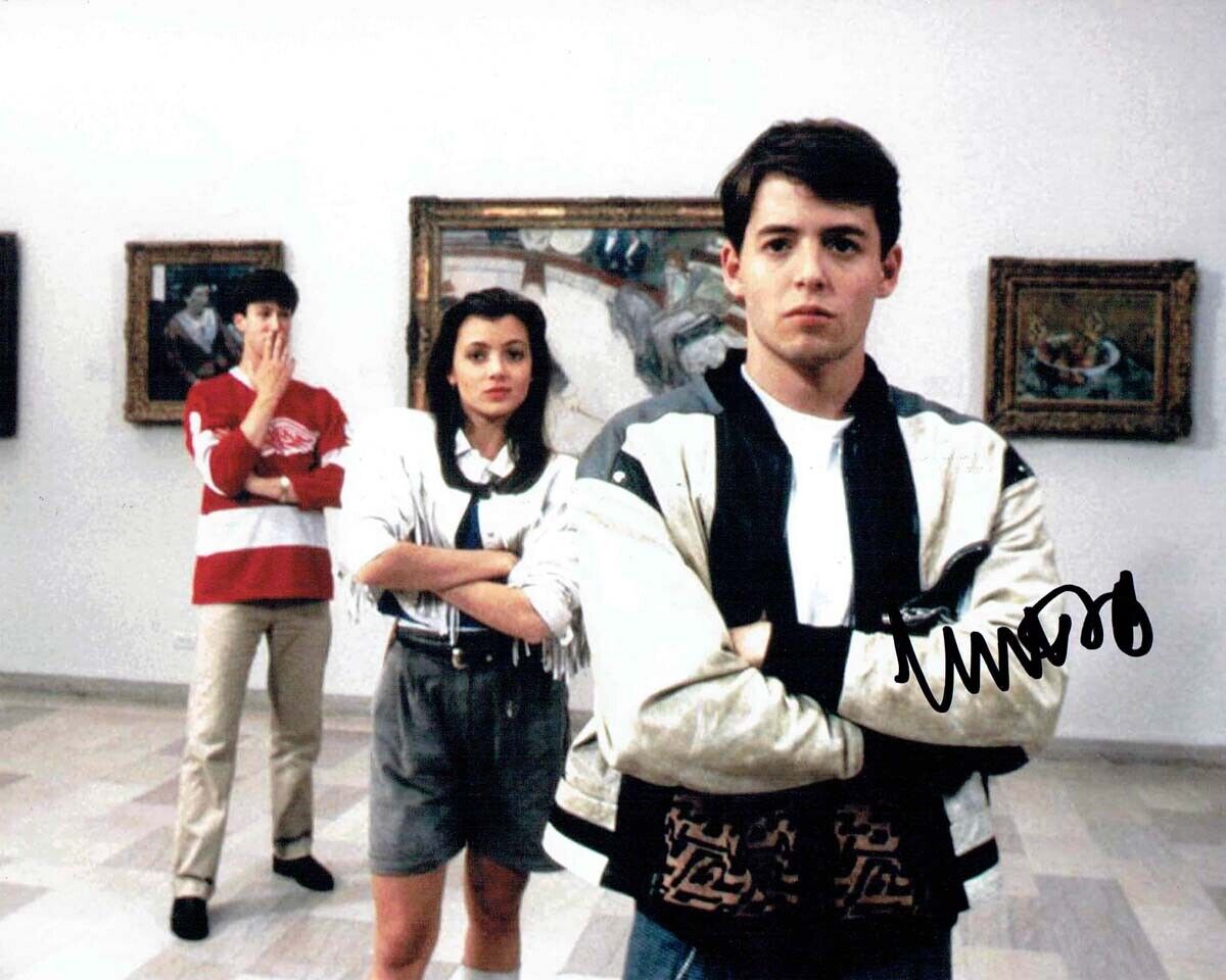 Matthew BRODERICK Signed 10x8 Photo Poster painting A AFTAL COA Ferris Bueller Day Off Movie