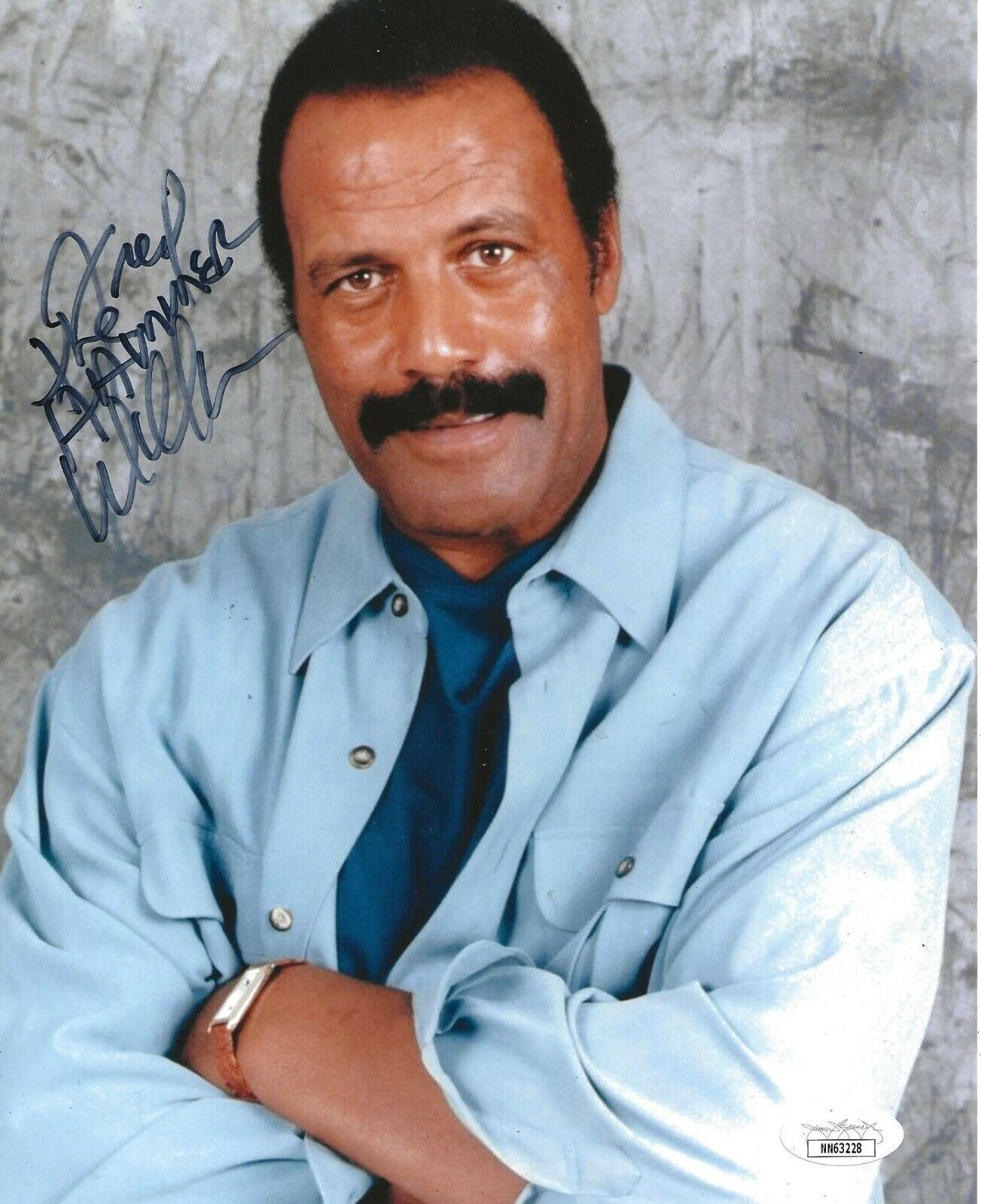 Fred Williamson The Hammer Black Caesar signed 8x10 Photo Poster painting autographed JSA