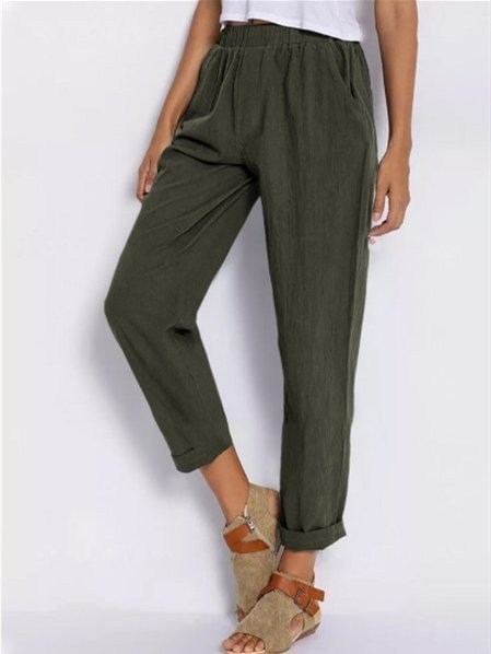 Casual Cotton Daily Pants