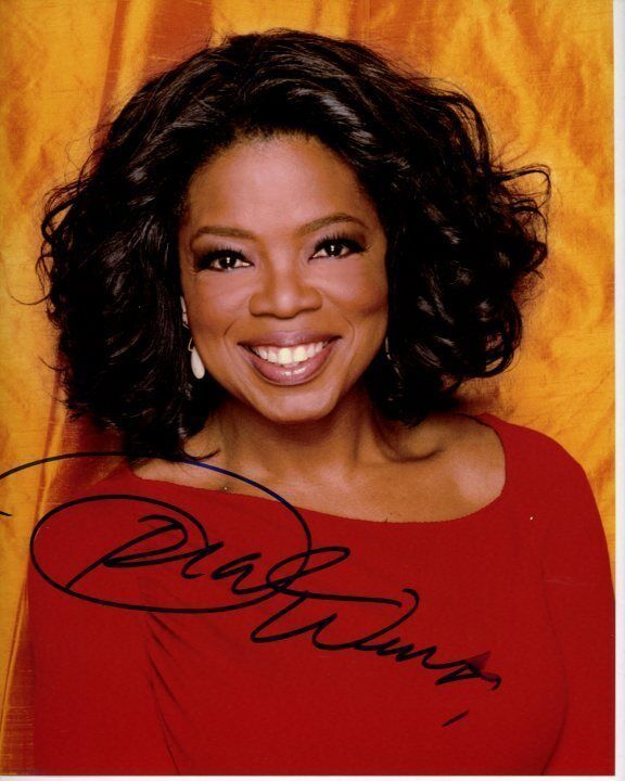 OPRAH WINFREY Signed Autographed Photo Poster painting