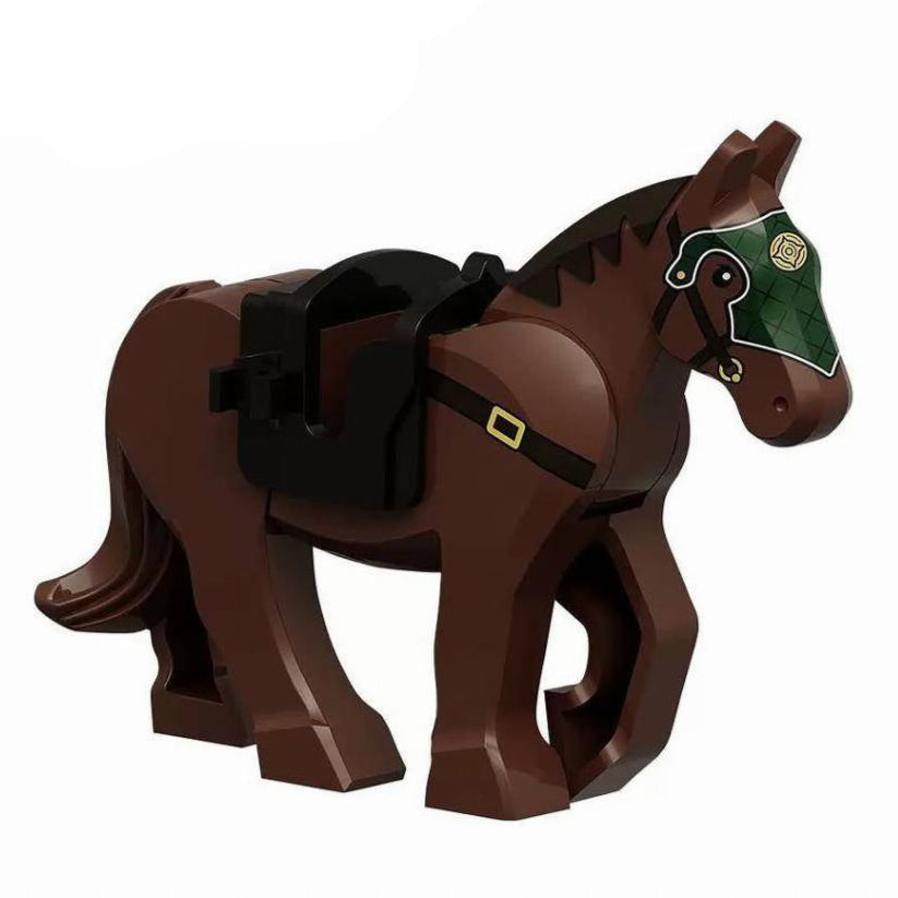 Rohan Horse custom Lord of the Rings Minifigure Minifigure Bricks monstertoys