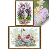 (2pcs) Gooses-14CT Stamped Cross Stitch 30*21cm(Bundle Sale)