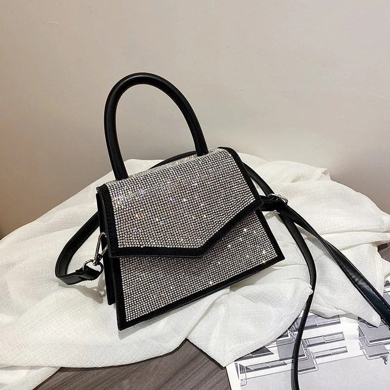 Diamond Square Tote bag 2021 Spring New High-quality PU Leather Women's Designer Handbag Travel Shoulder Messenger Bag Purses