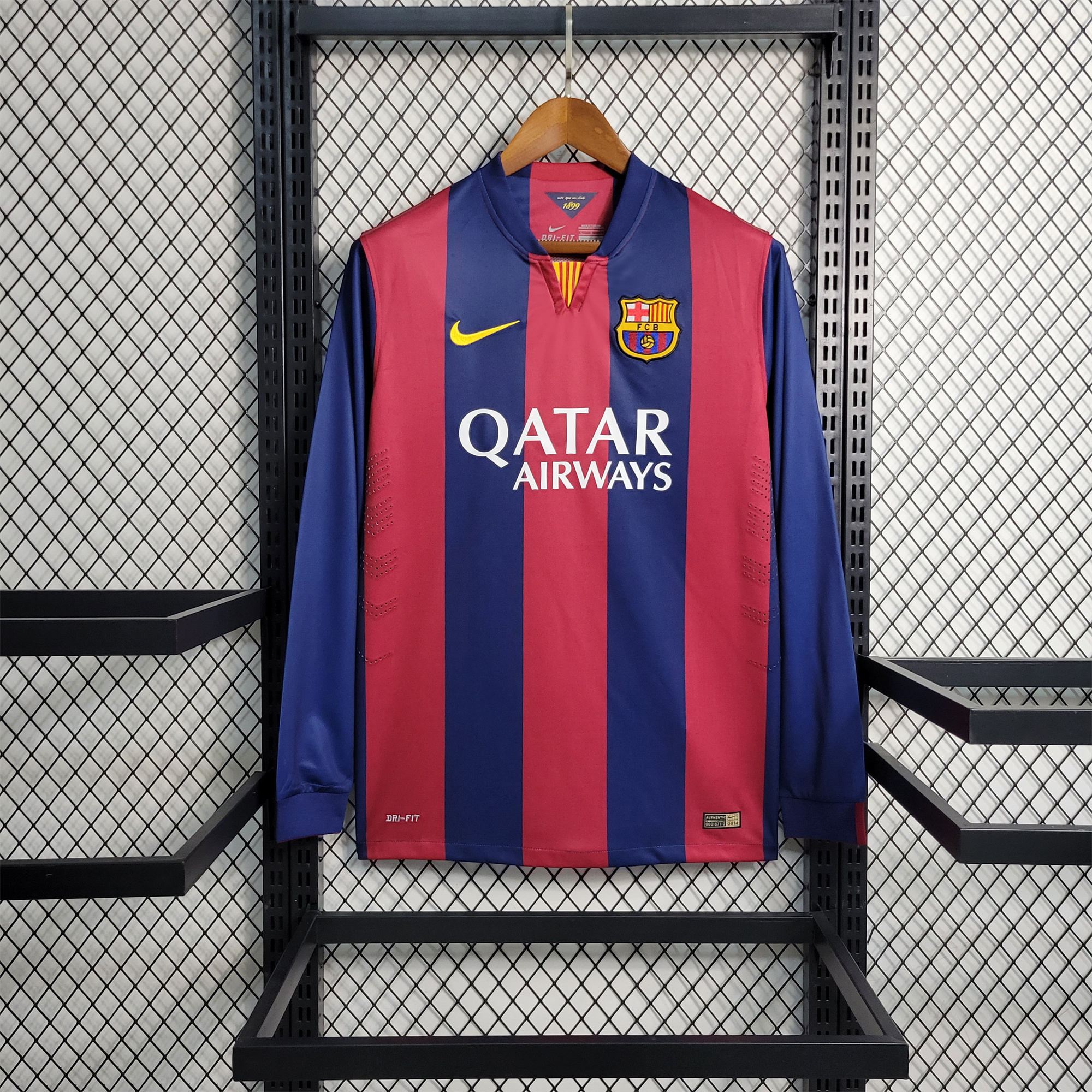 B.A.R.S.A Retro 14-15 Home Stadium Long Sleeve Jersey