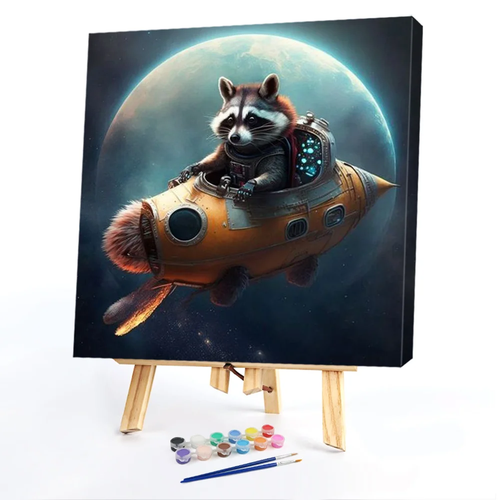 Rocket Raccoon - Paint By Number(40*40cm)