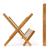 Bamboo Folding Dish Drainer Kitchen Storage Rack Tableware Dish Sink Storage Rack