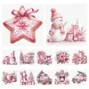 12pcs Christmas Decorations-11CT Stamped Cross Stitch Set 12.5*12.5cm/4.92*4.92in tapestrymarket