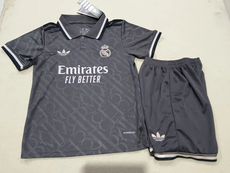 2024/25 Real Madrid Away Second Shirt - Kids Clothing