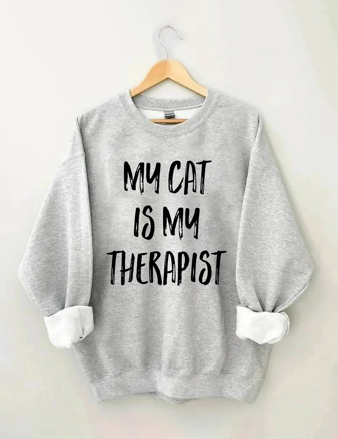 My Cat Is My Therapist Sweatshirt