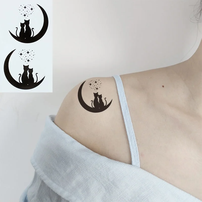 Holding Hands In Love Stickers Hand Heart Tattoo Body Art Makeup Waterproof Temporary Women and Men Fake Tatoo